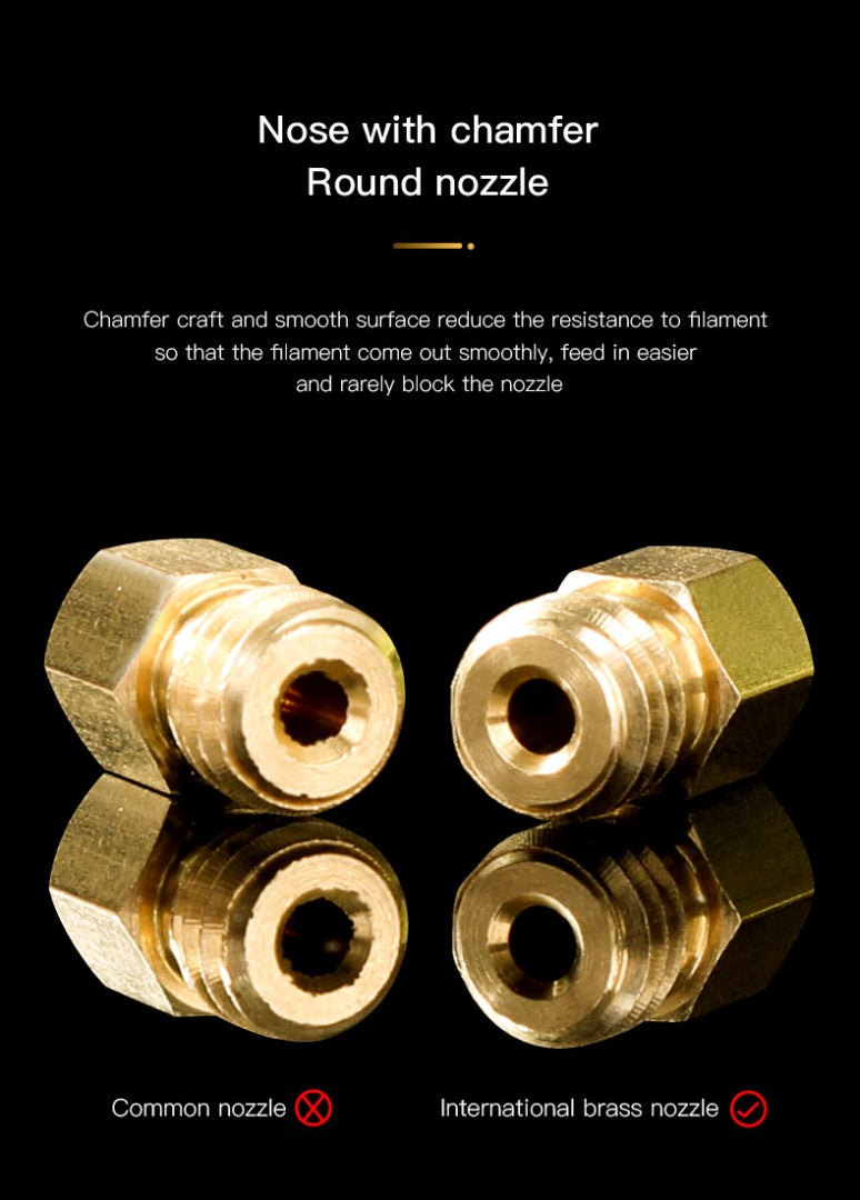 MK8 0.4mm Brass Nozzle 5Pc