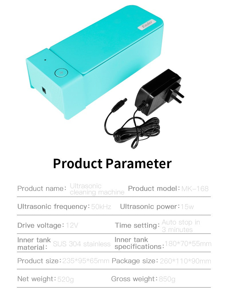 Creality Ender MK-168 Ultrasonic Cleaner
