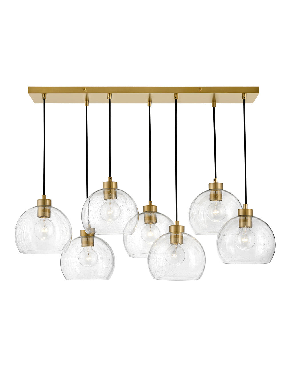 Lark Canada - 83016LCB - LED Linear Chandelier - Rumi - Lacquered Brass