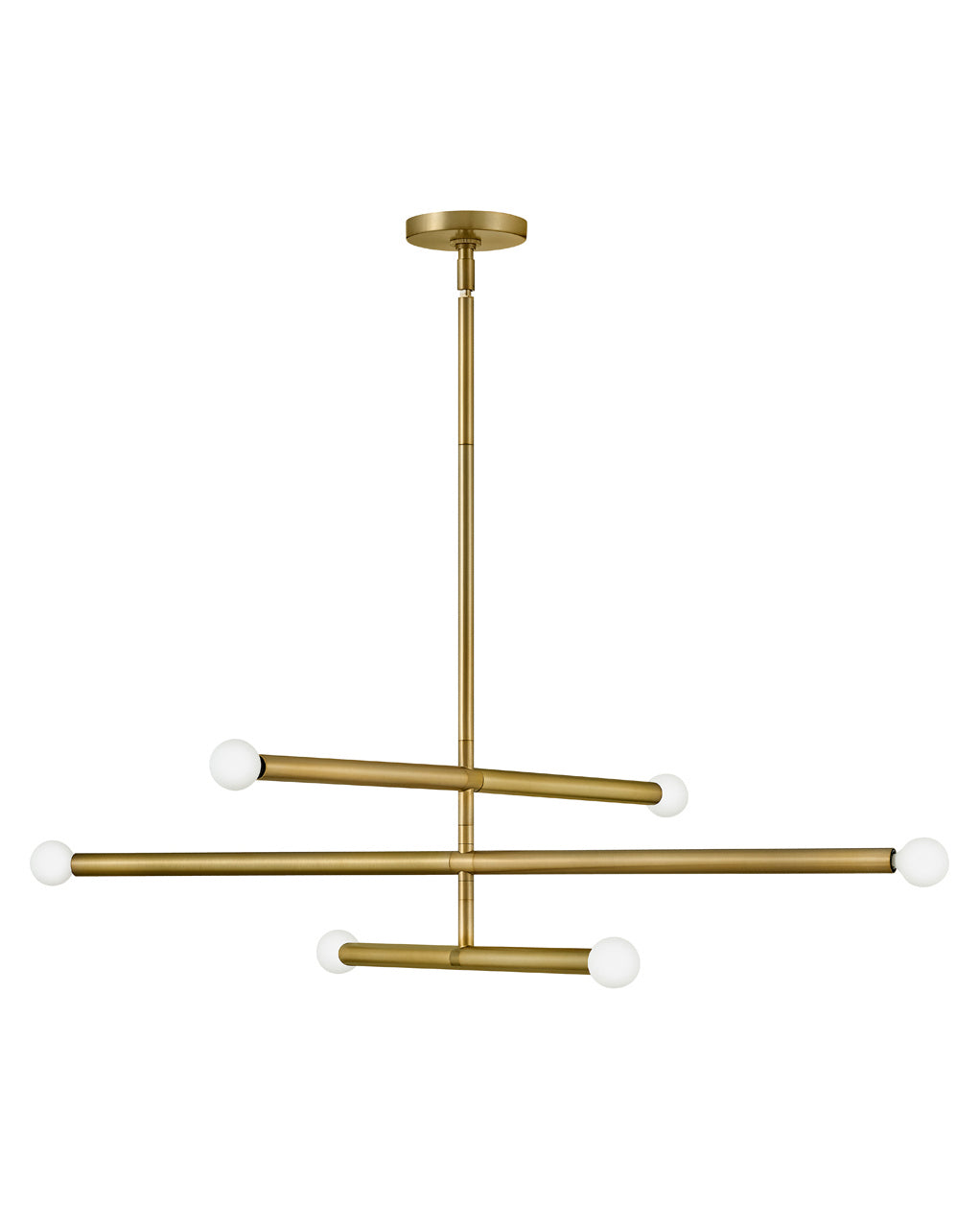 Lark Canada - 83195LCB - LED Chandelier - Millie - Lacquered Brass