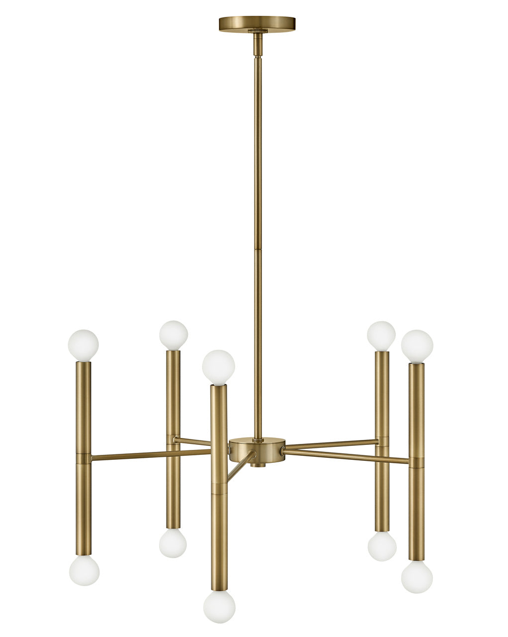Lark Canada - 83198LCB - LED Chandelier - Millie - Lacquered Brass
