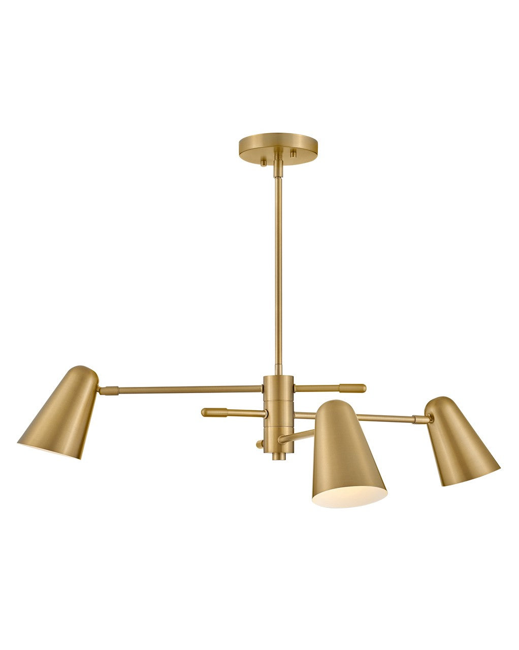 Lark Canada - 83543LCB - LED Chandelier - Birdie - Lacquered Brass