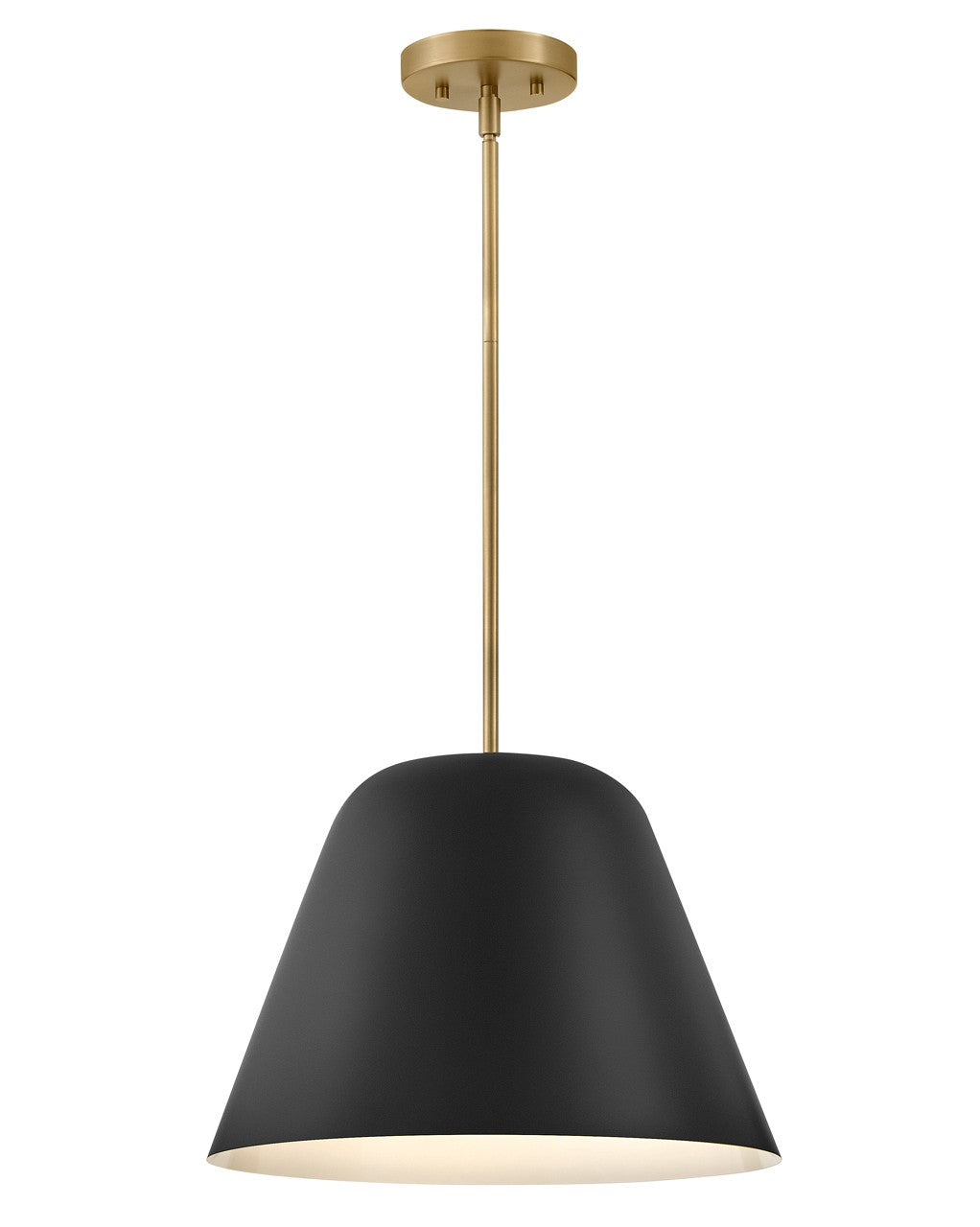Lark Canada - 83707LCB-BK - LED Pendant - Madi - Lacquered Brass