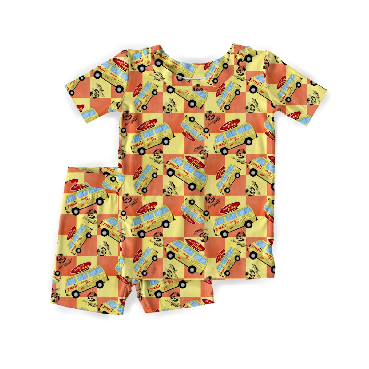 Surferboy Pizza Short Sleeve Set