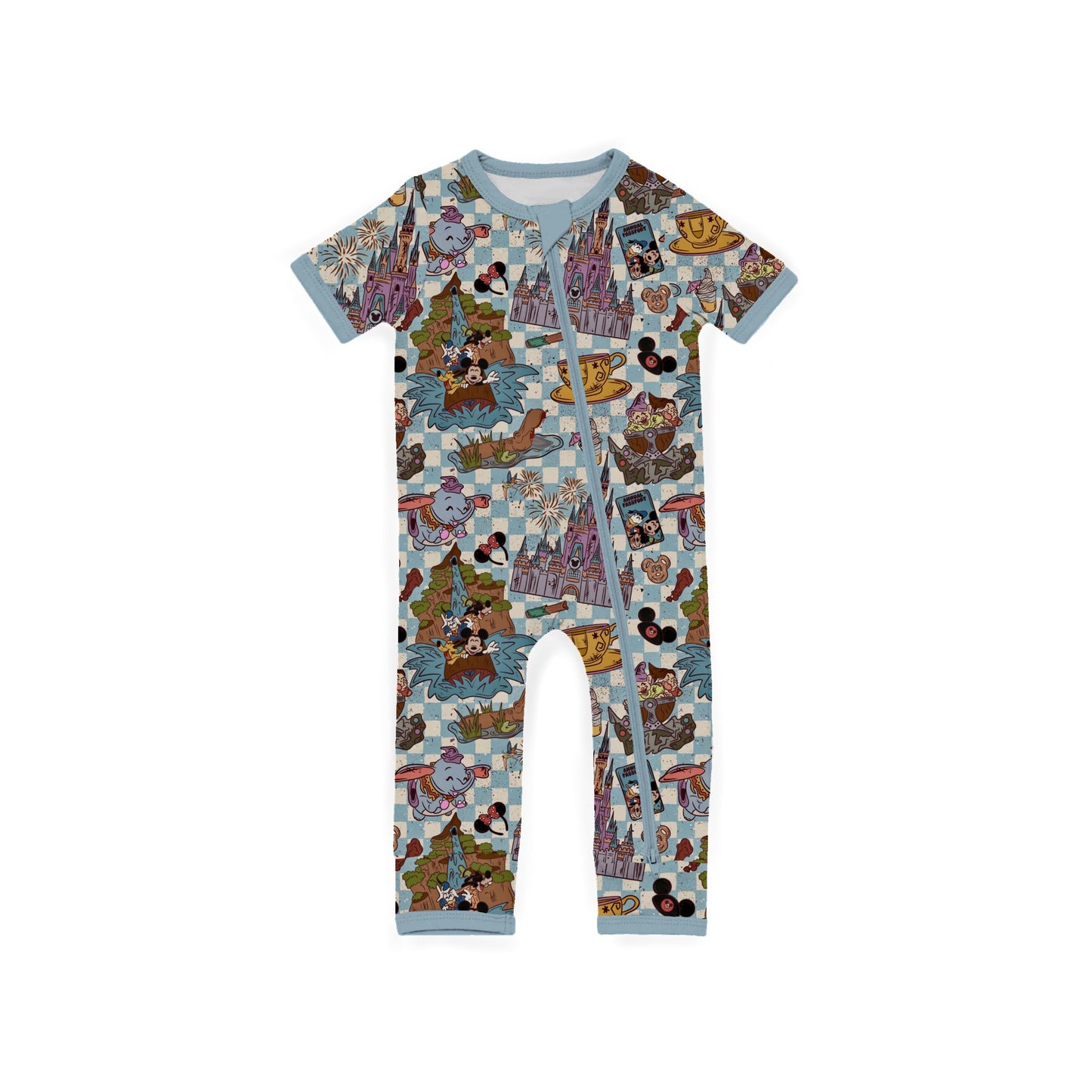 Magic Bliss Kingdom Short Sleeve Zippy