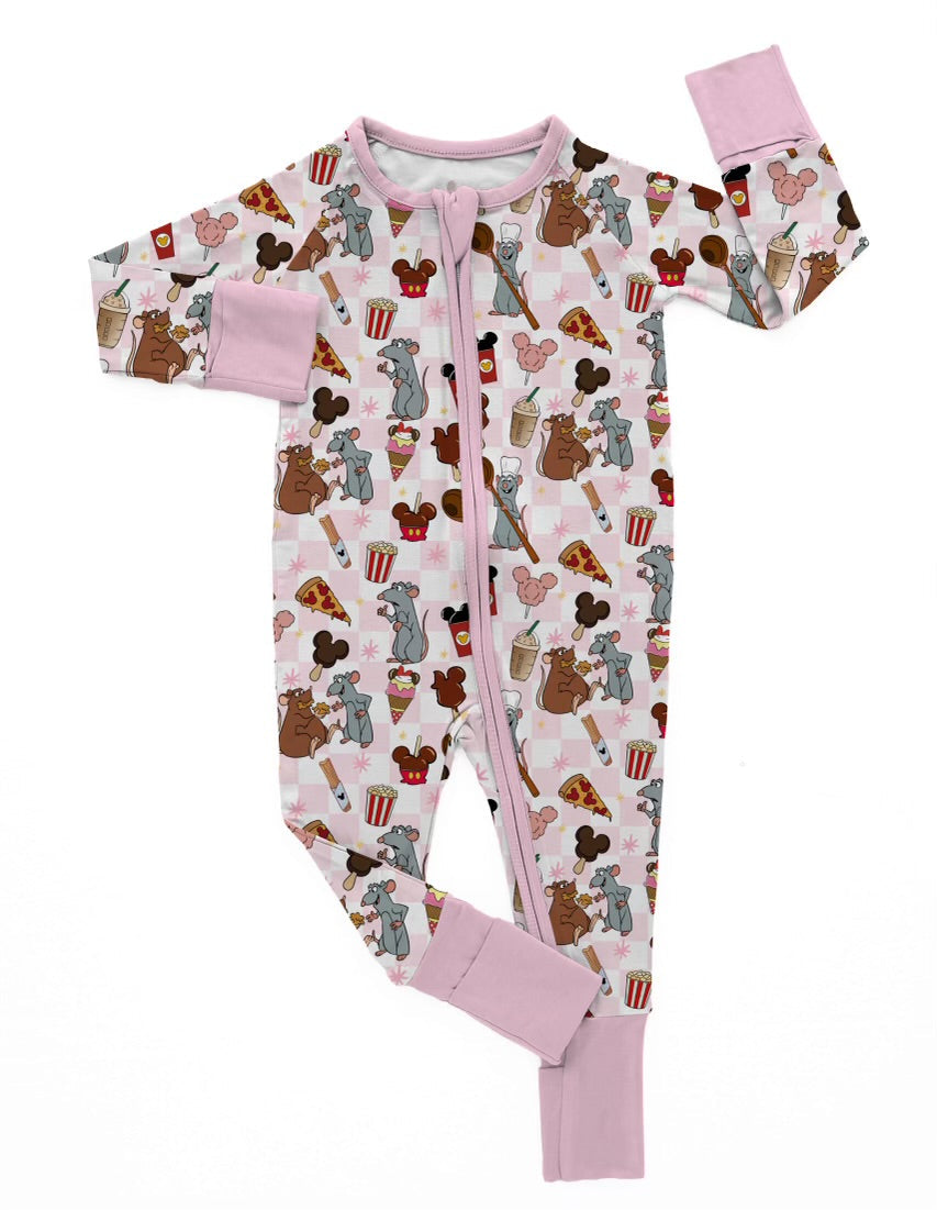 Little Pink Chef Zippy Romper
