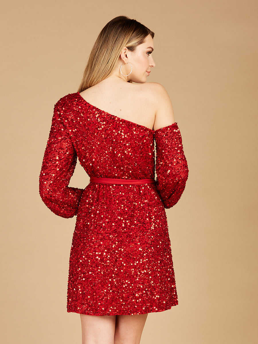 One Shoulder Cocktail Dress OUTLET