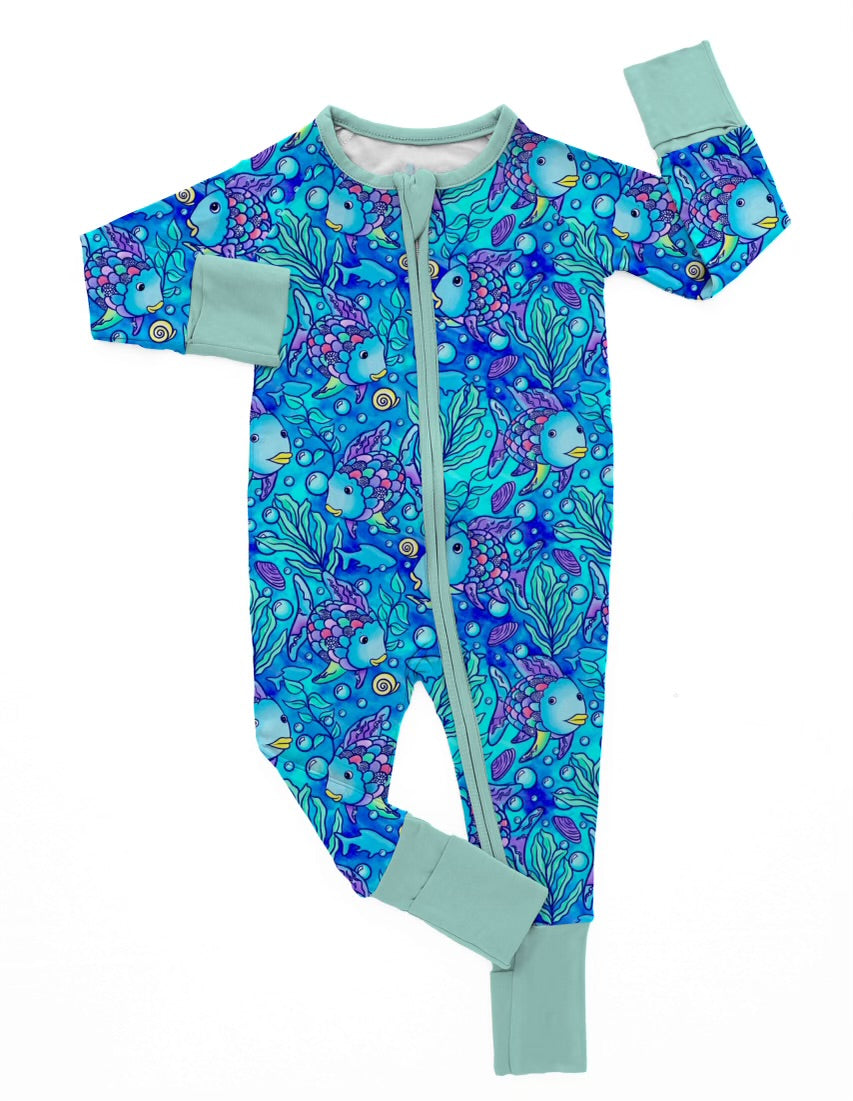 Shimmering Scales Zippy Romper