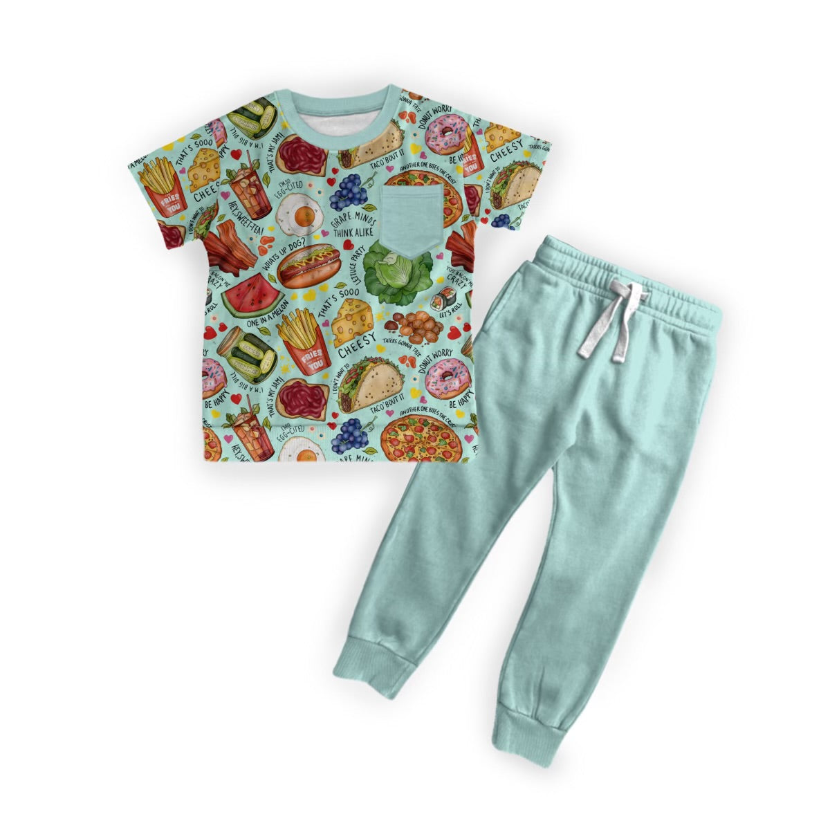 Love Language Pocket Tee & Joggers Set *ETS JAN*