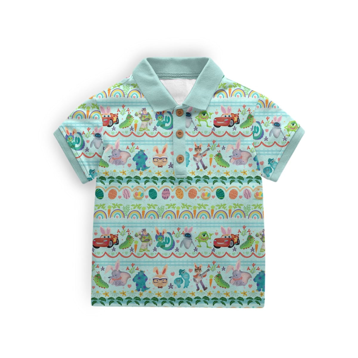 Fair Isle Friends Bamboo Henley Polo *ETS JAN*