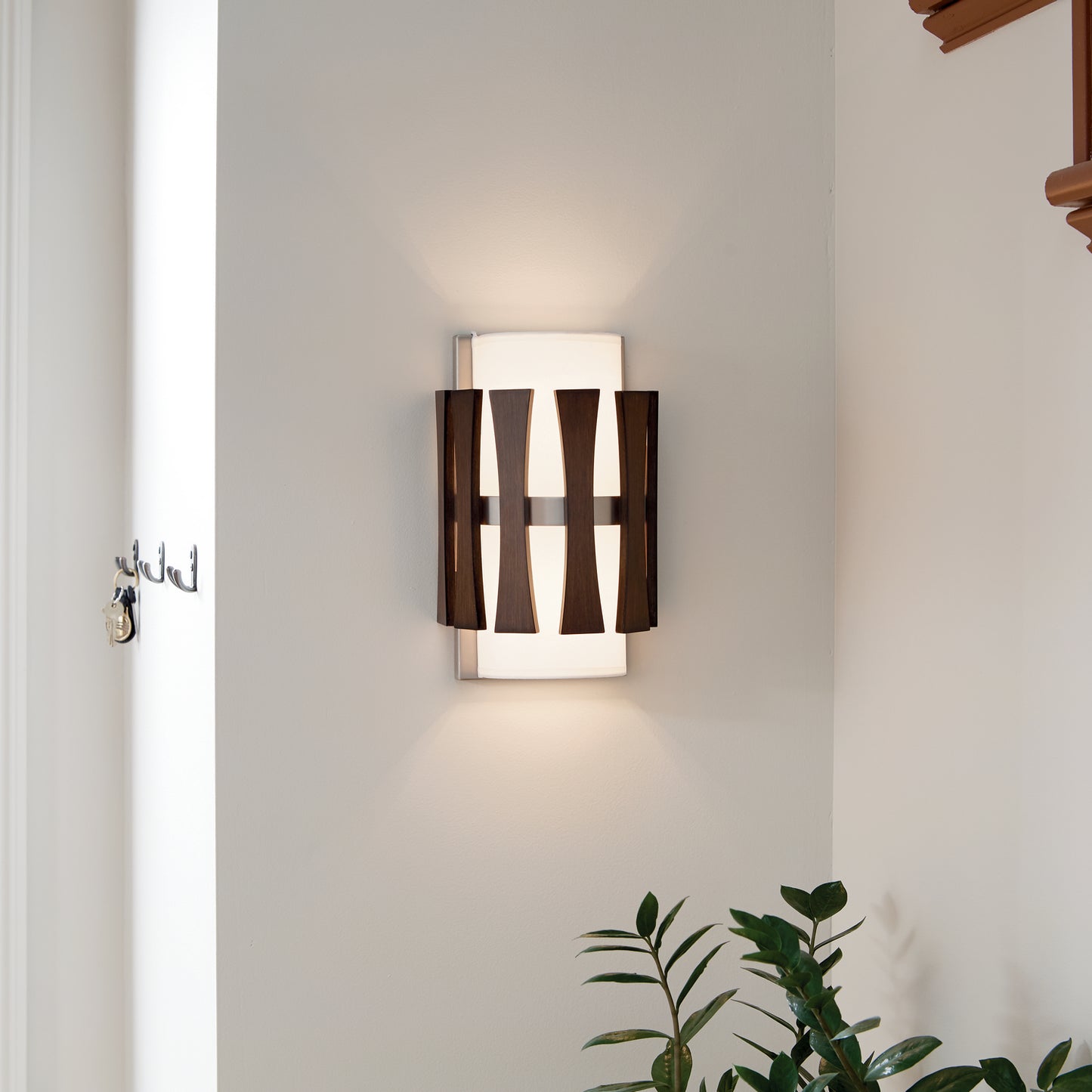 Kichler - 43756AUB - Two Light Wall Sconce - Cirus - Auburn Stained