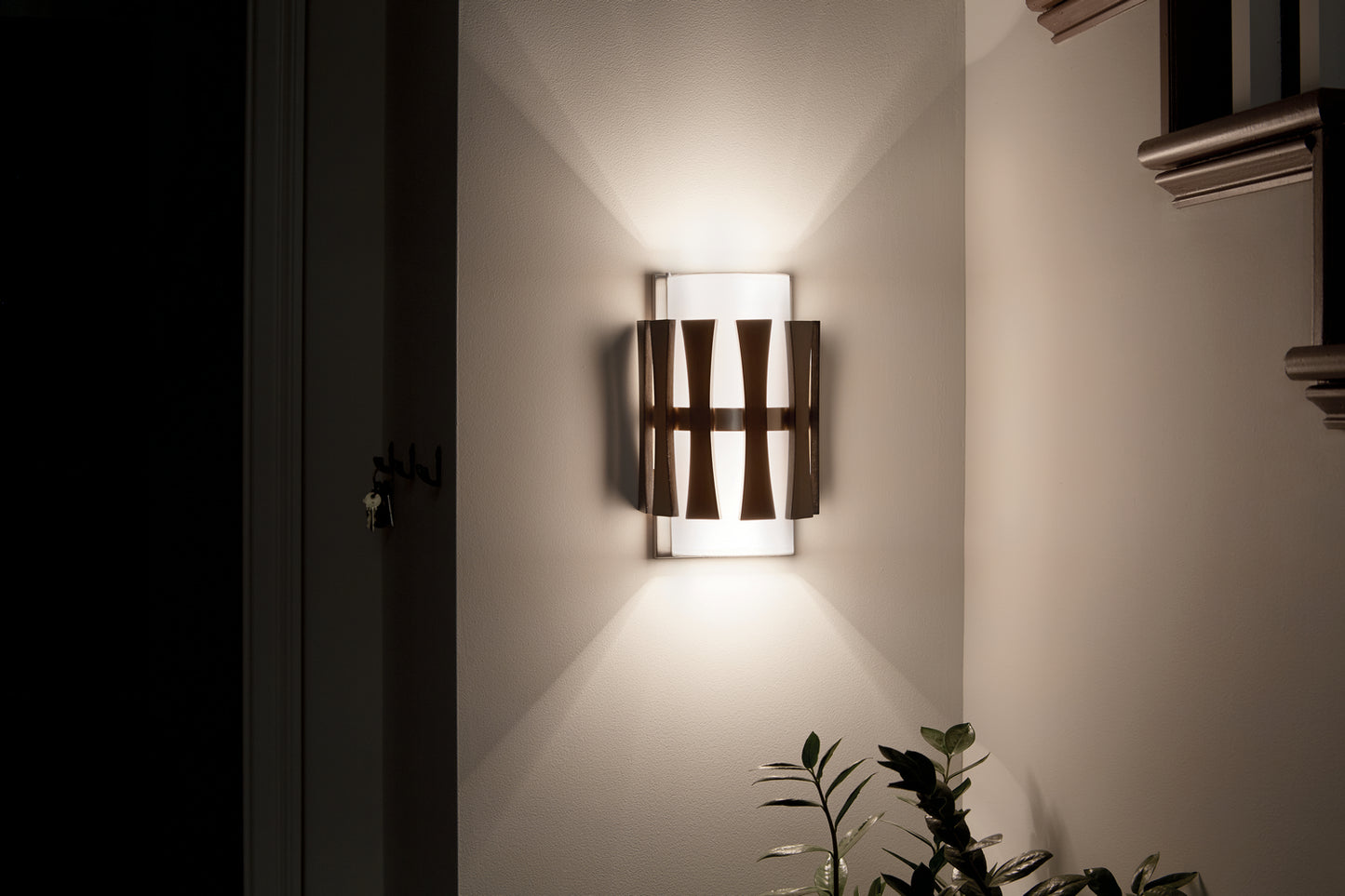 Kichler - 43756AUB - Two Light Wall Sconce - Cirus - Auburn Stained