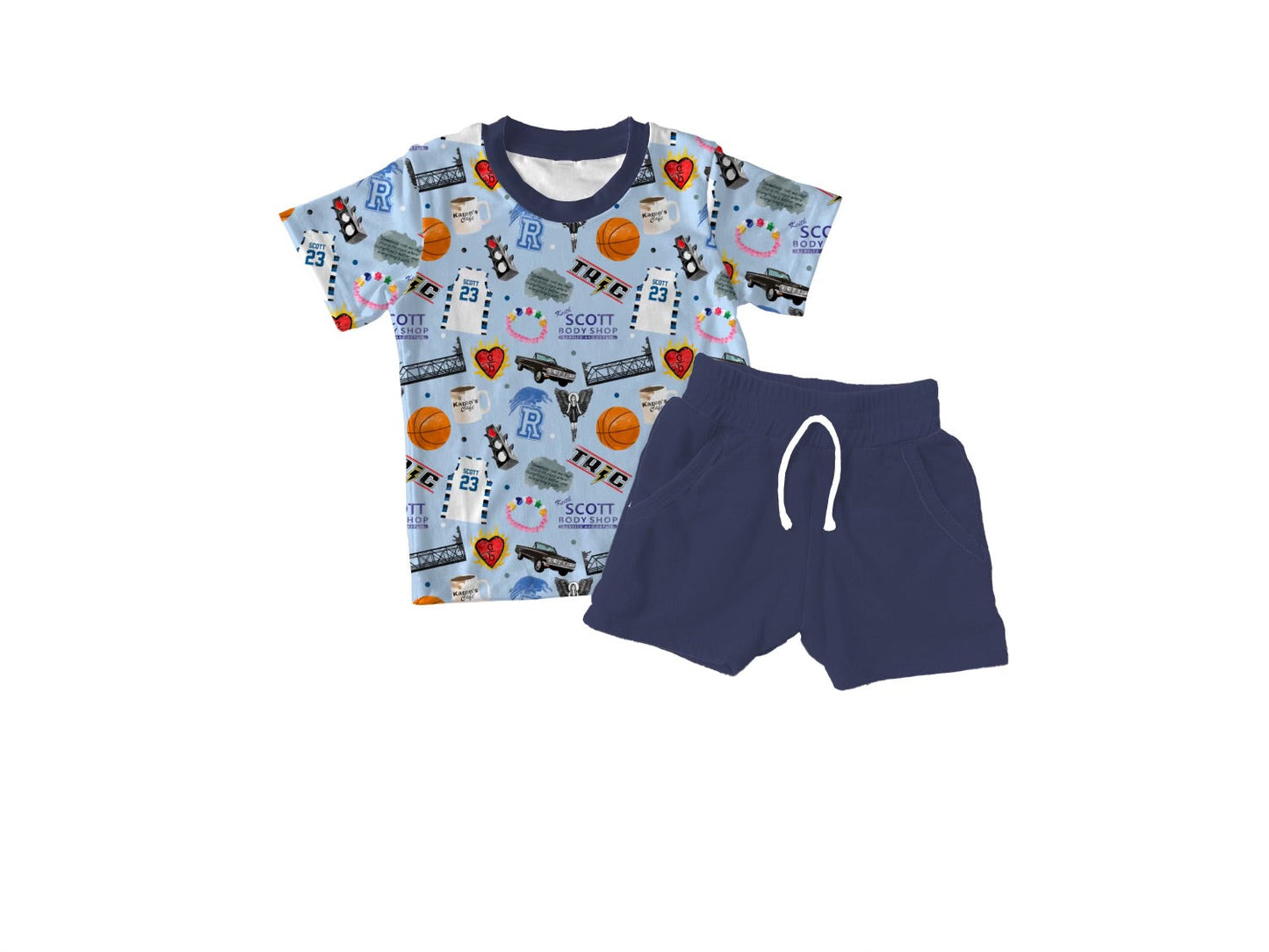 *Pre-Sale* One Bliss Hill Short Sleeve & Jogger Short Set
