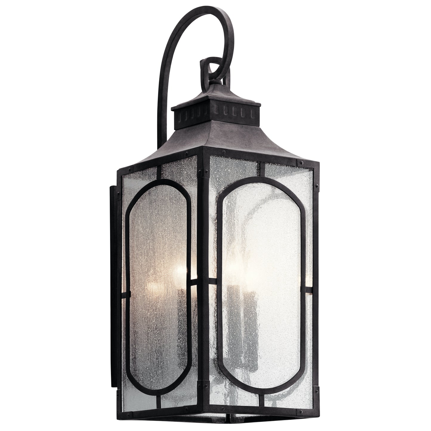 Kichler - 49932WZC - Four Light Outdoor Wall Mount - Bay Village - Weathered Zinc