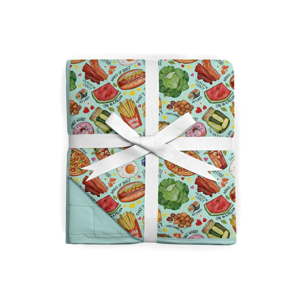 Love Language Quilted Bamboo Blanket *ETS JAN*