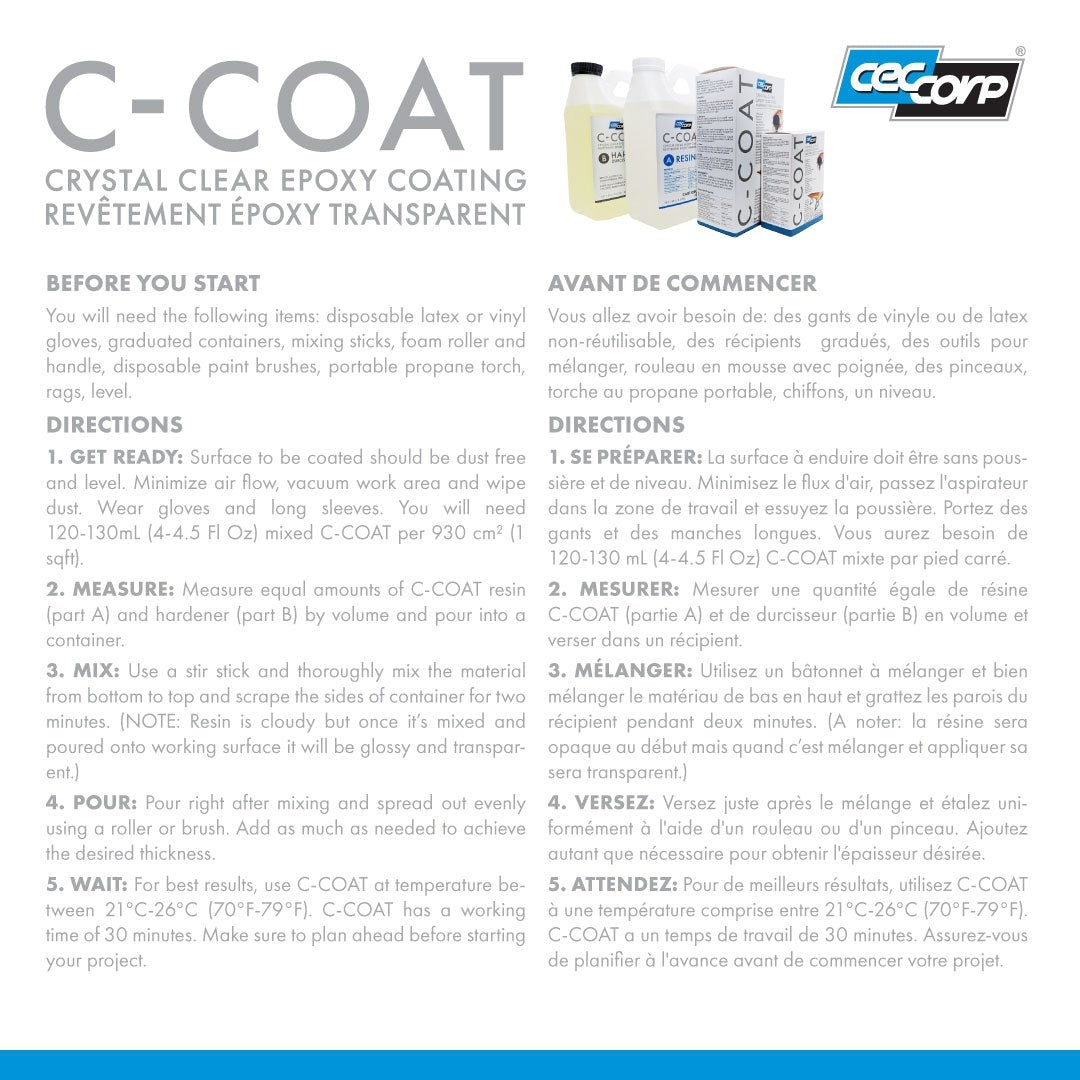 C-Coat Epoxy Coating 2Gal