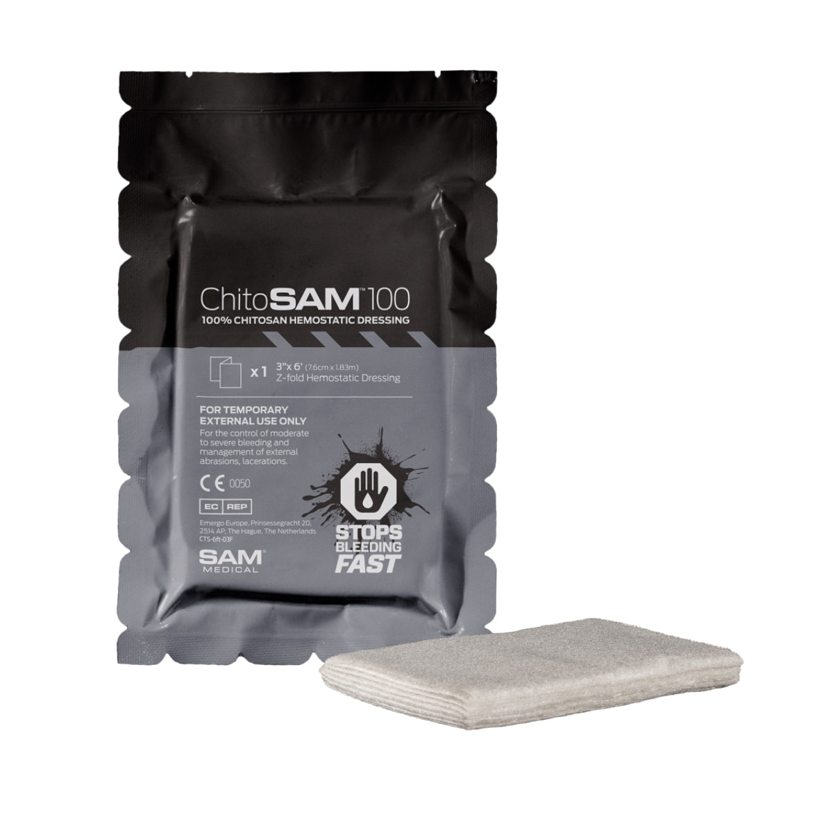 ChitoSAM 100 3x6 Z-fold