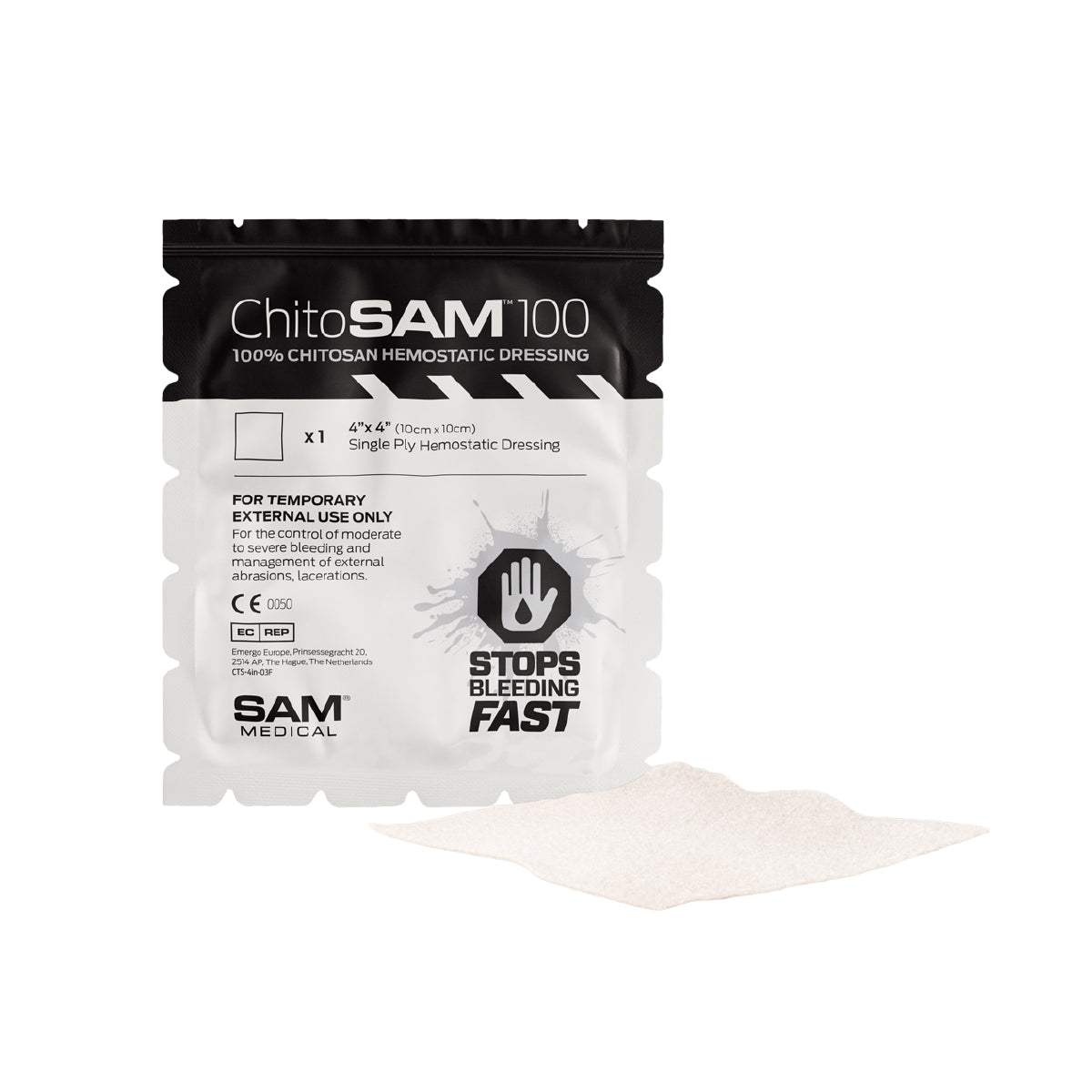 ChitoSAM 100 4x4 Single Ply