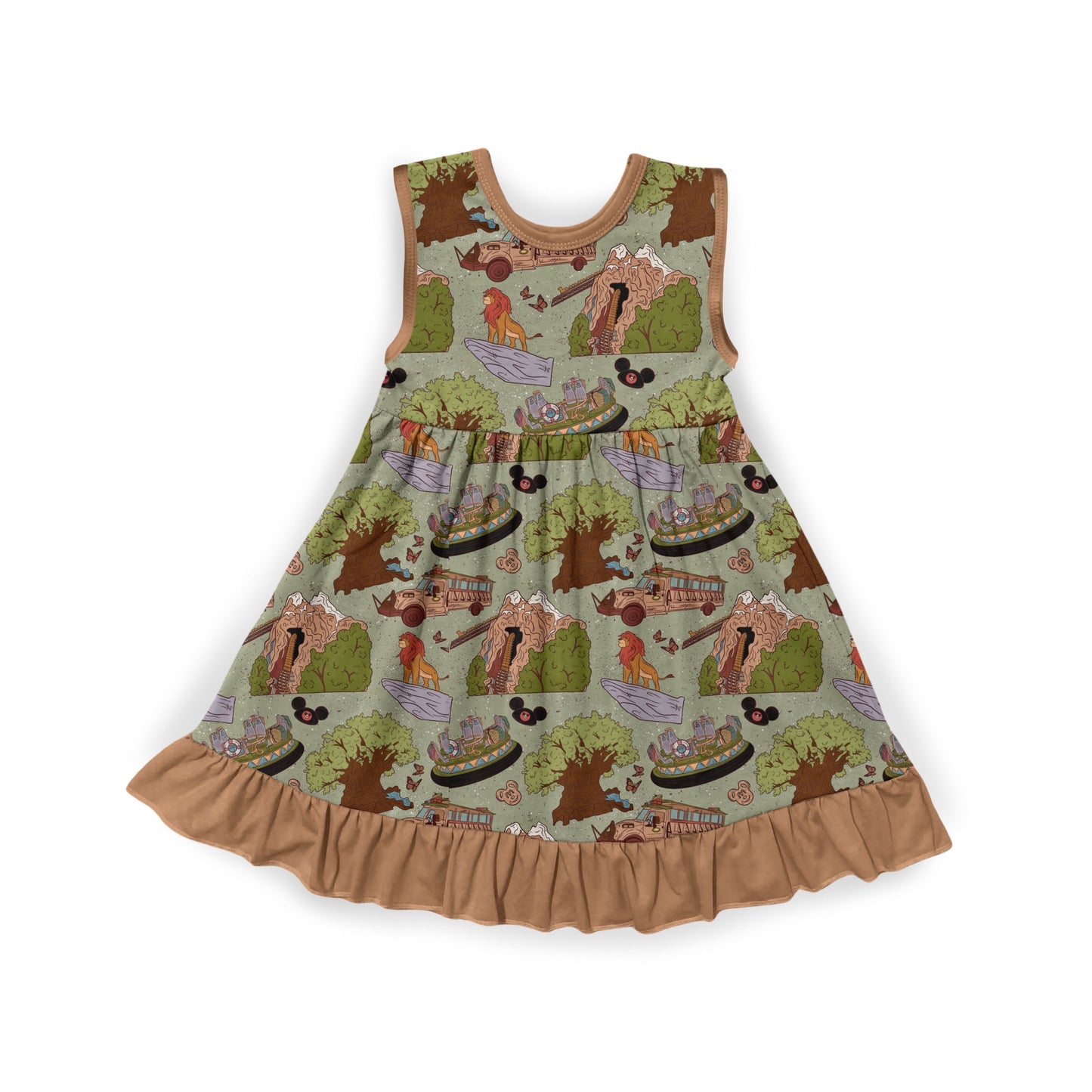 Animal Bliss Kingdom Tank Twirl Dress