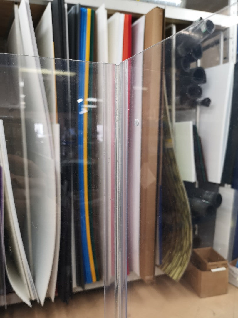 Low-Profile Clear Hinge 48"x1"