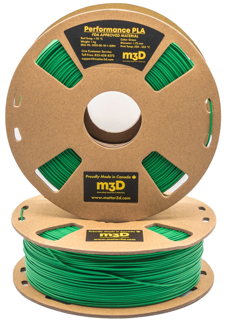 Matter3D Performance PLA Green 1.75mm 1Kg