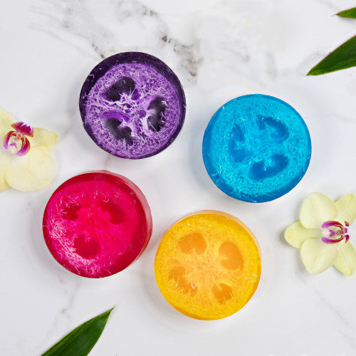 Loofah Love Soap Stack