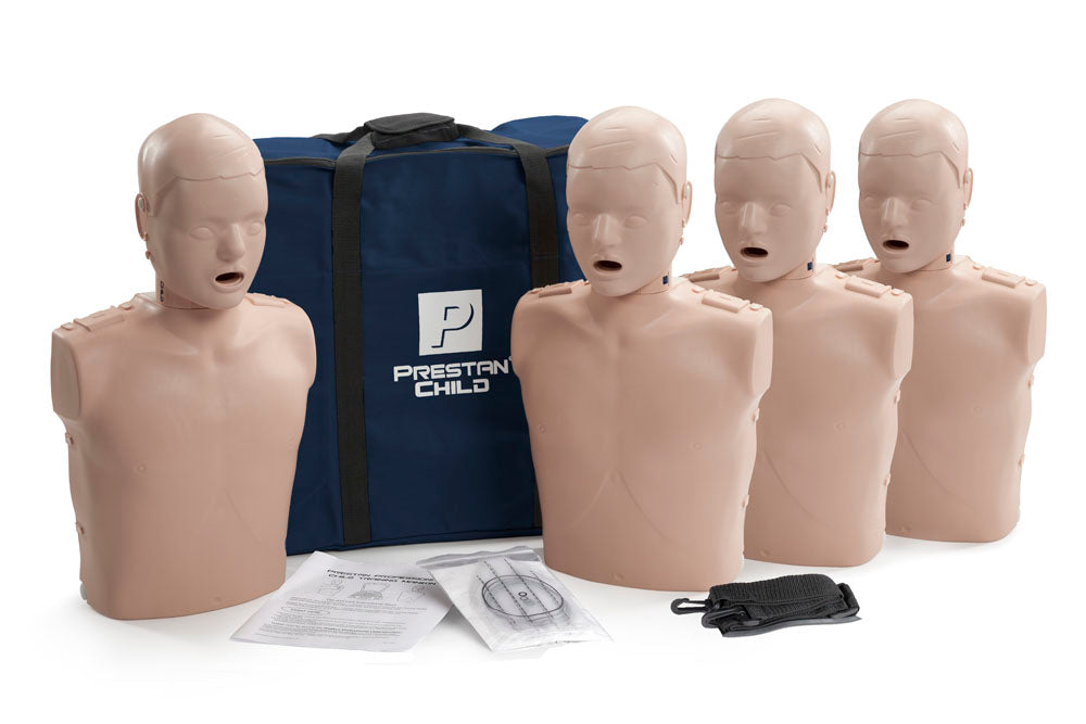 Prestan Professional CHILD CPR-AED Training Manikin 4 pack