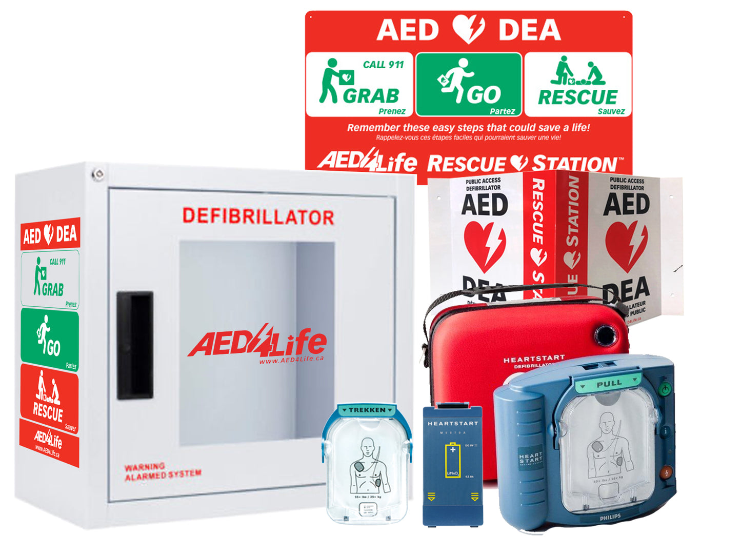Philips HeartStart OnSite Defibrillator - Complete Package