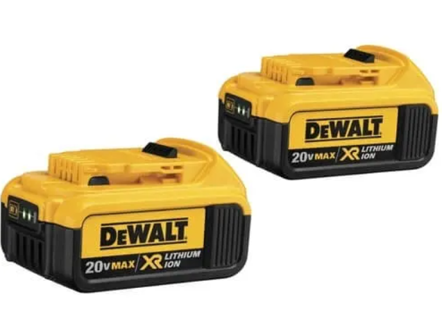 Dewalt Dcb204-2 20V Lithium Ion Battery Pack 2 Pack