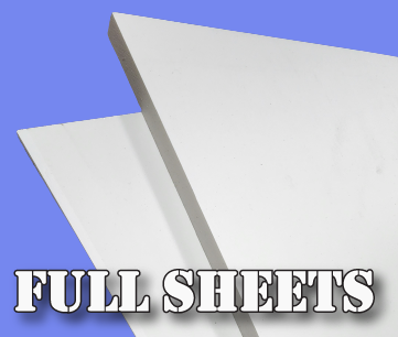 Foamed PVC Board 48"x 96" x 3mm White