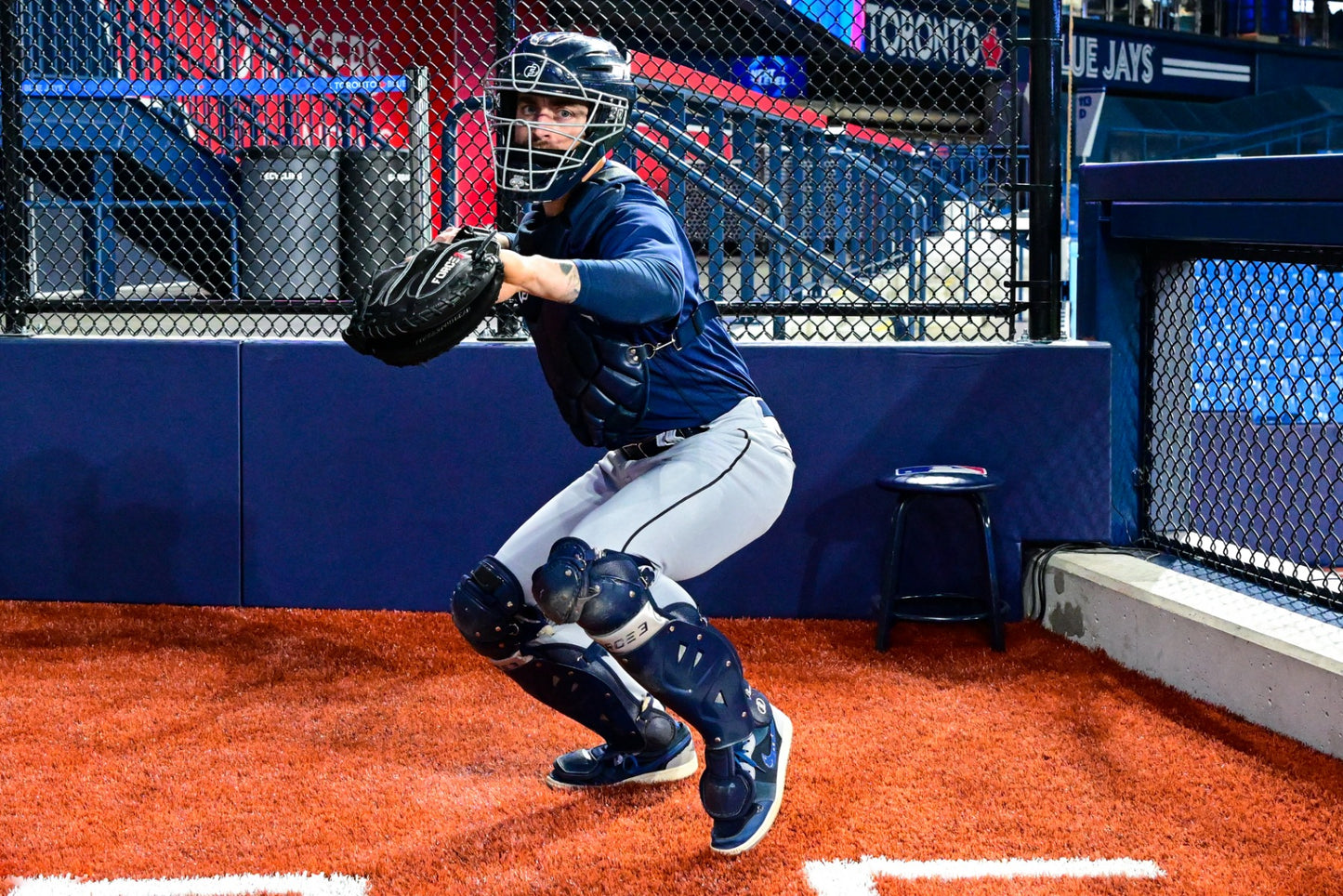 Defender Catcher Two-Tone Shin Guards with Dupont™ Kevlar®