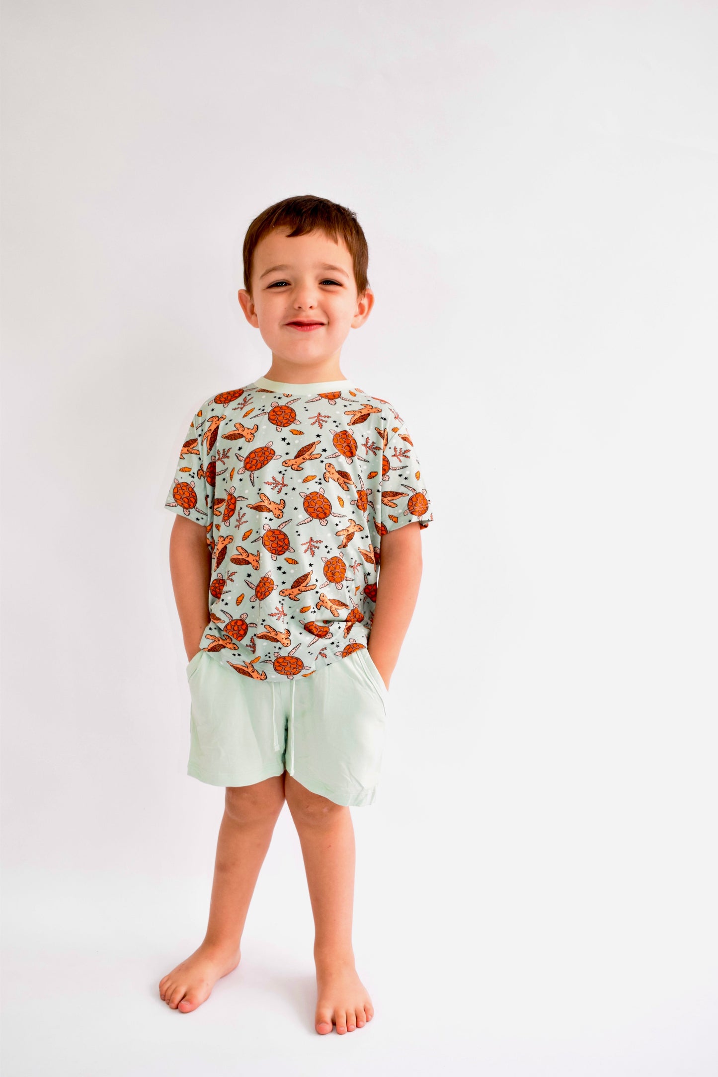 Turtles Short Sleeve & Jogger Short Set