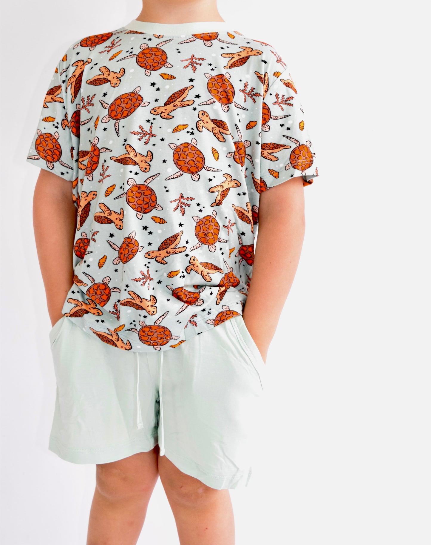Turtles Short Sleeve & Jogger Short Set