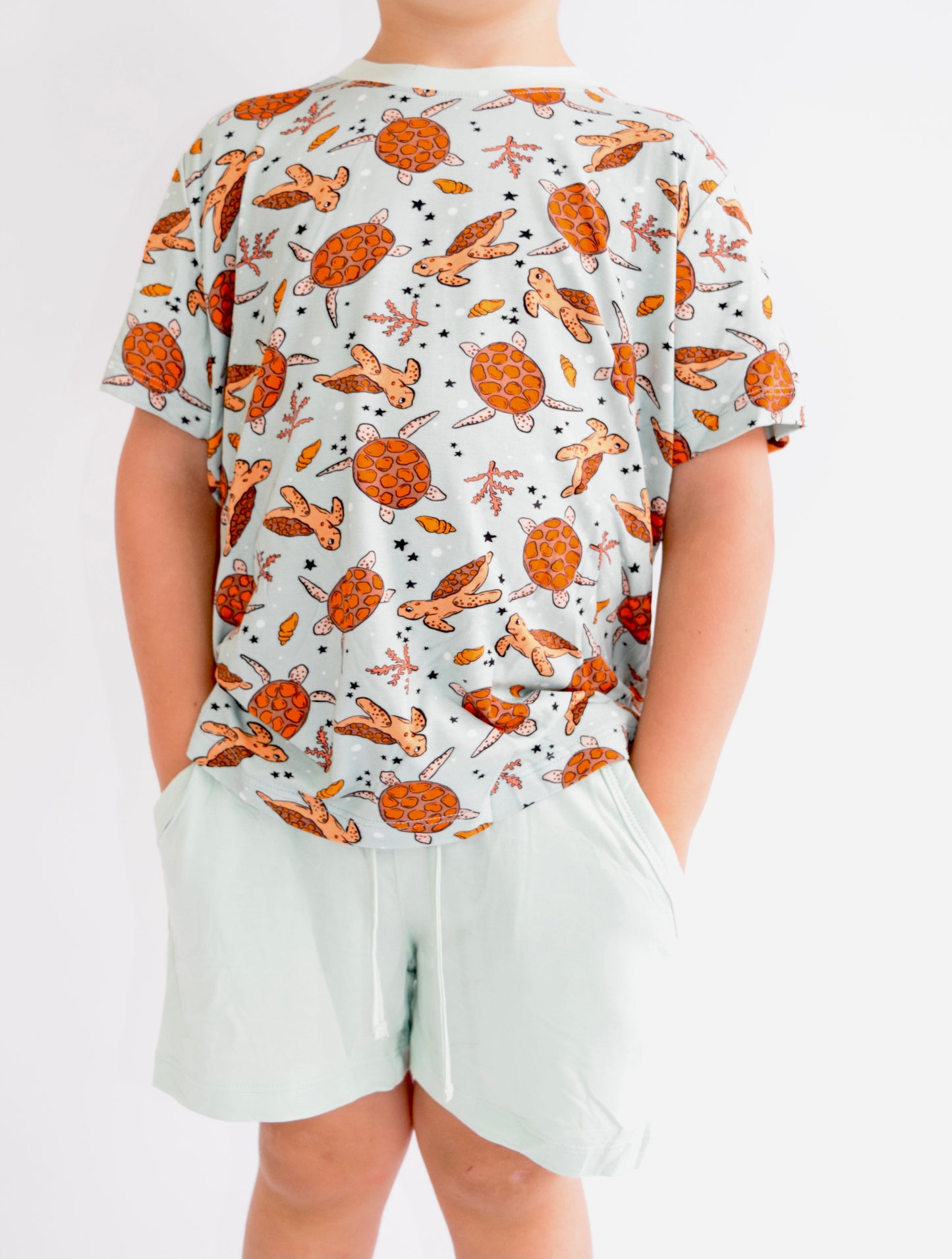 Turtles Short Sleeve & Jogger Short Set