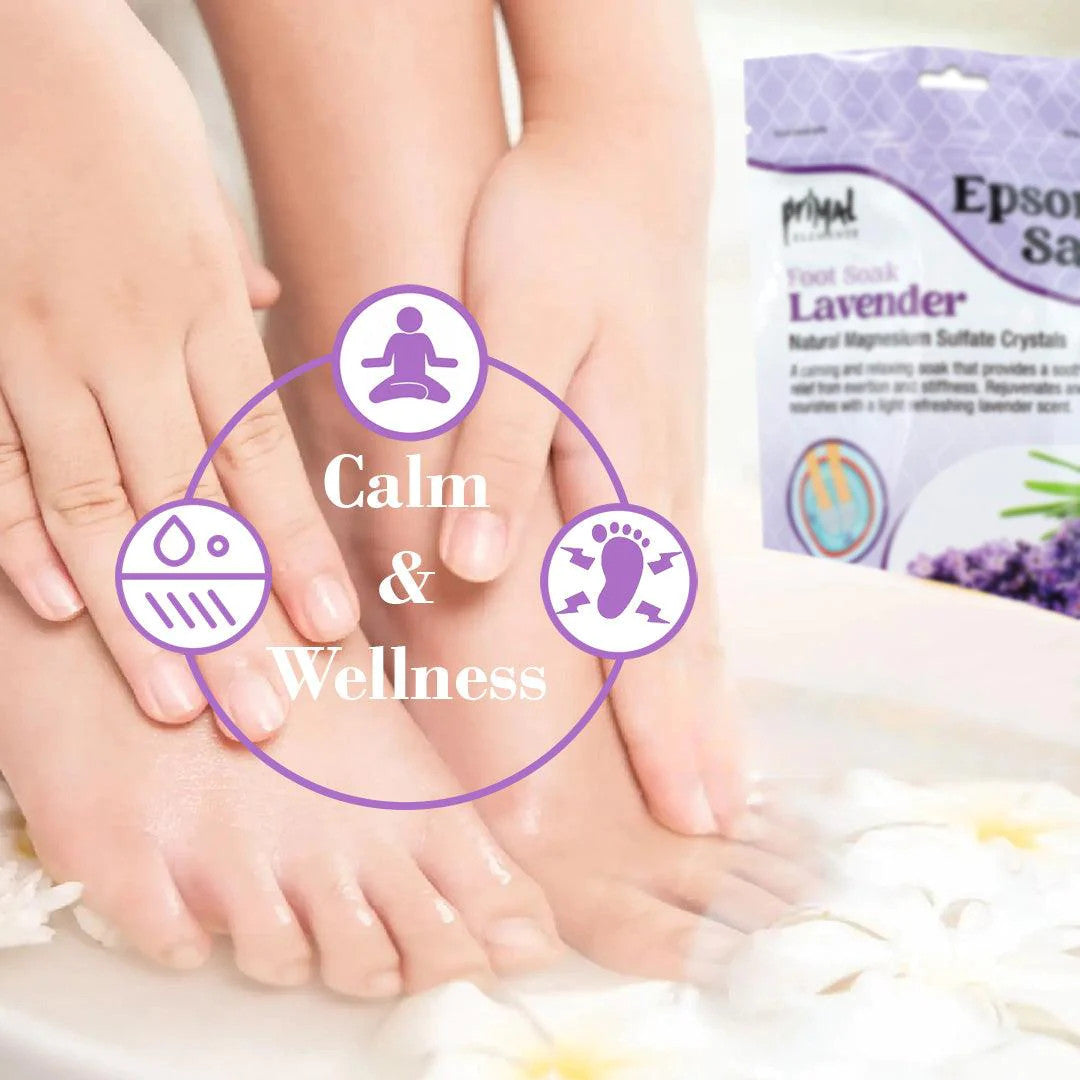 Lavender Epsom Salt Foot Soak Feet