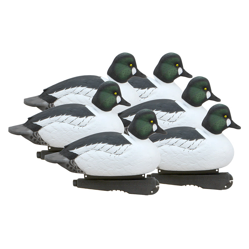 GHG Hunter Series Over Size Foam Filled Goldeneye Decoys - All Drake Pack