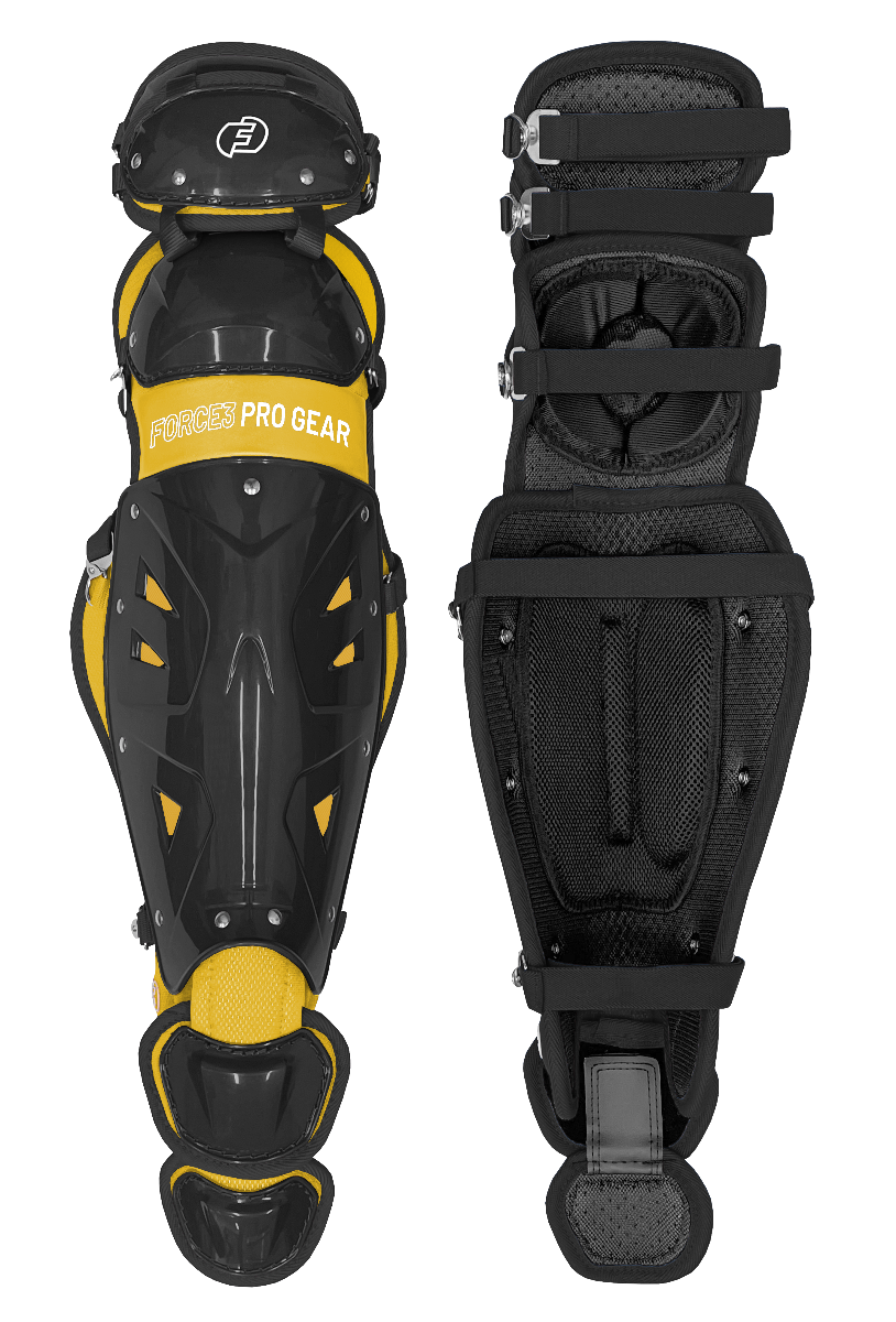 Defender Catcher Two-Tone Shin Guards with Dupont™ Kevlar®