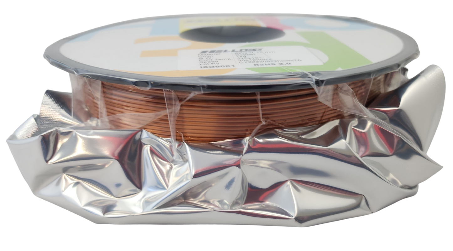 Hello3D Silk PLA Filament Copper 1Kg