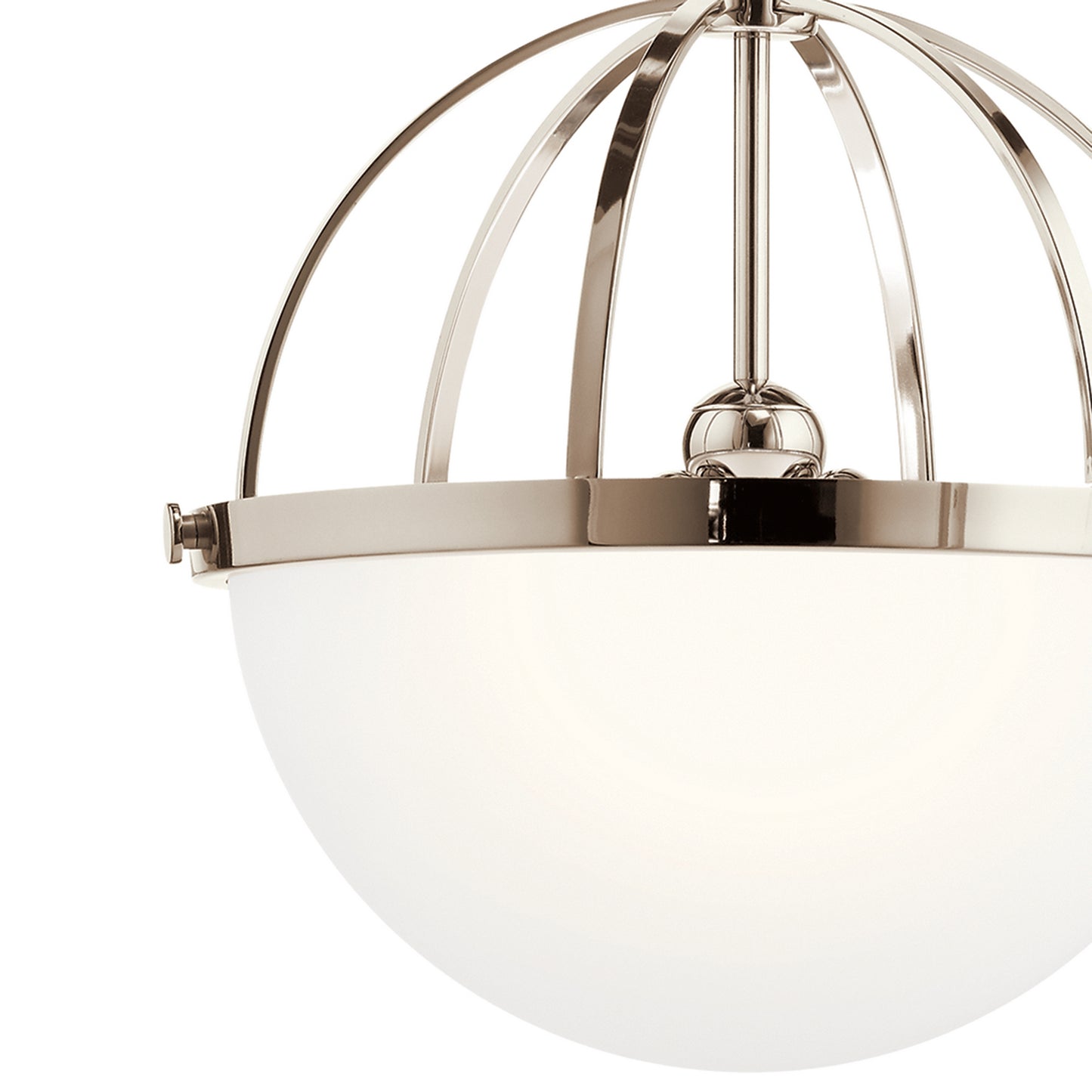 Kichler - 52135PN - Three Light Pendant - Edmar - Polished Nickel