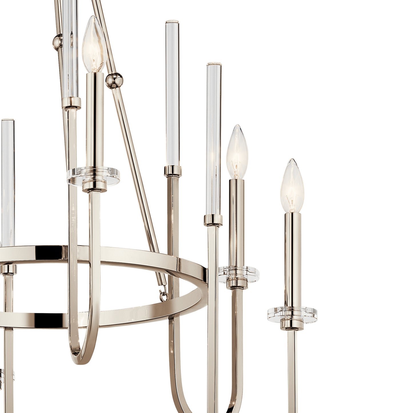 Kichler - 52209PN - Six Light Chandelier - Kadas - Polished Nickel
