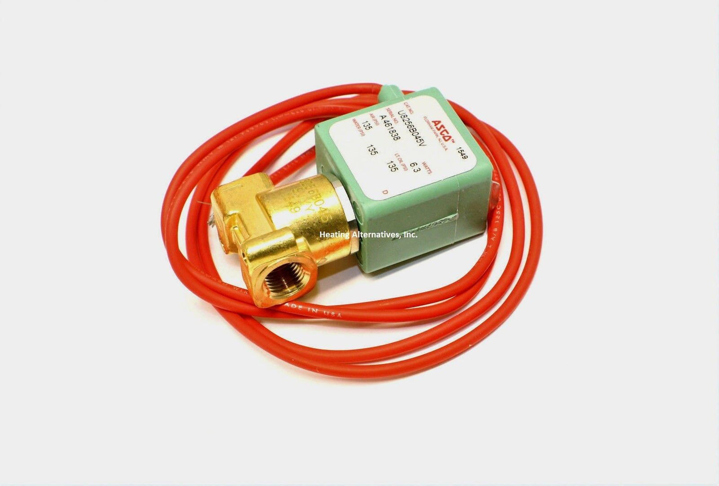 Waste Oil Heater Part - Reznor Fuel / Solenoid Valve 110177 Asco U8256B045V