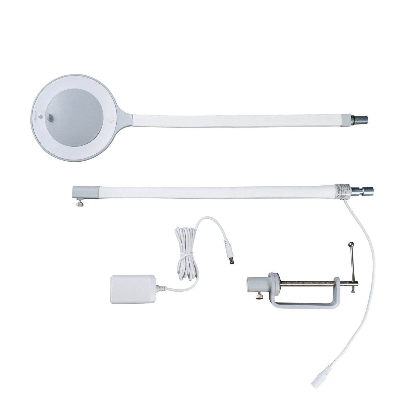 Parts of the Omega 3.5 Magnifier Light