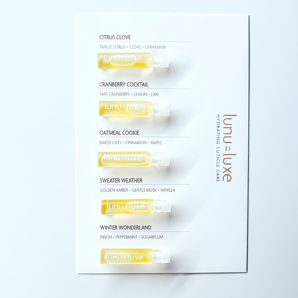 LUNU-LUXE CUTICLE OIL SAMPLE