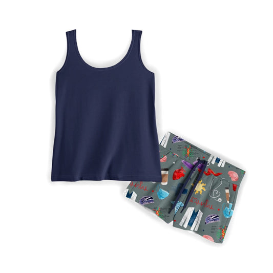 *Pre-Sale* Bliss Anatomy Women's Tank & Shorts Lounge Set