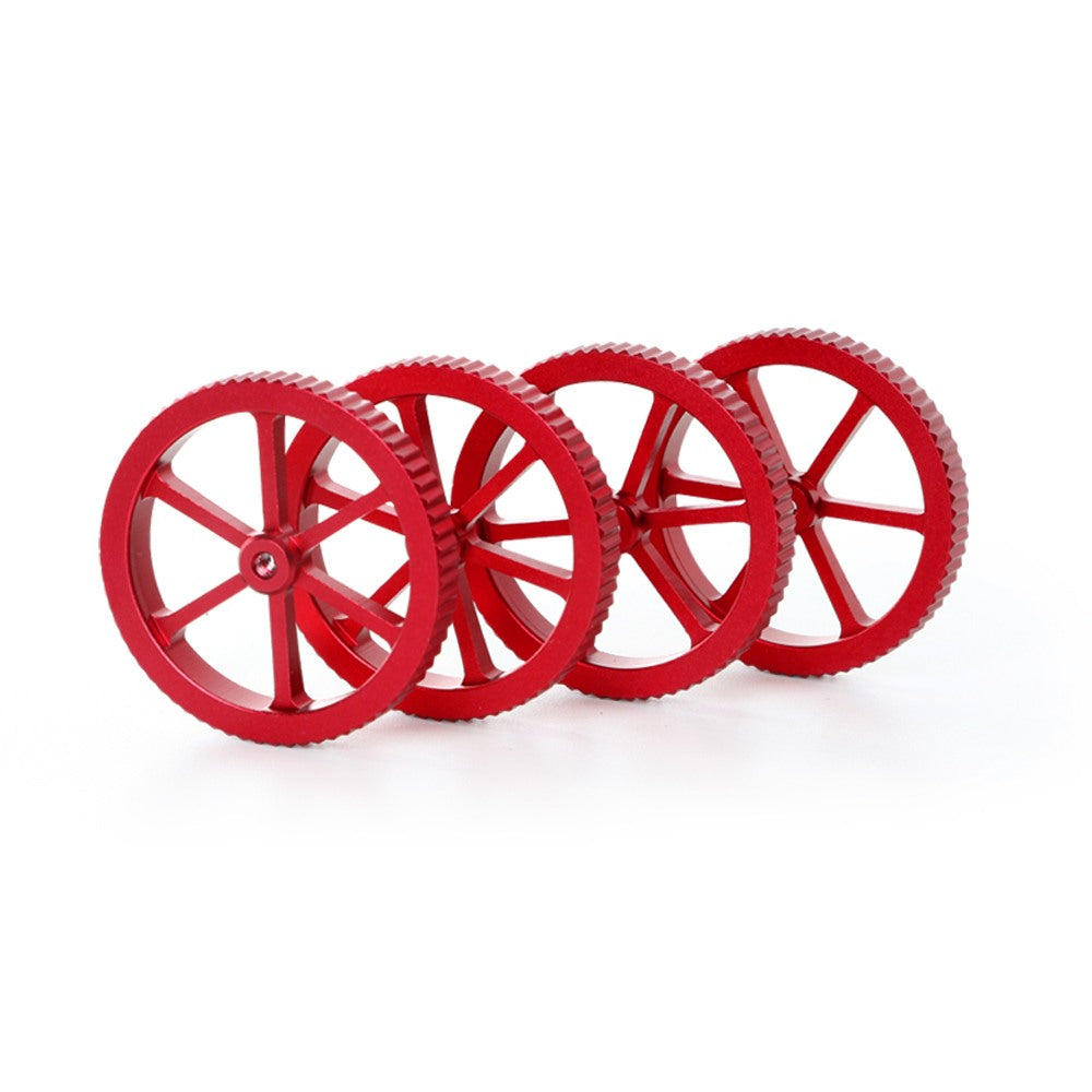 Red Aluminum Levelling Nut 4P