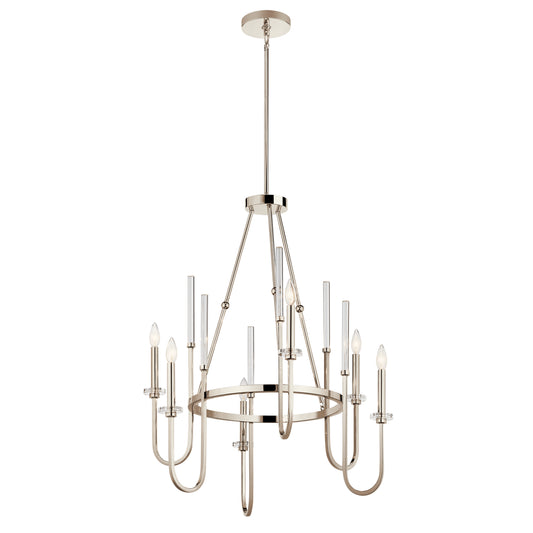 Kichler - 52209PN - Six Light Chandelier - Kadas - Polished Nickel