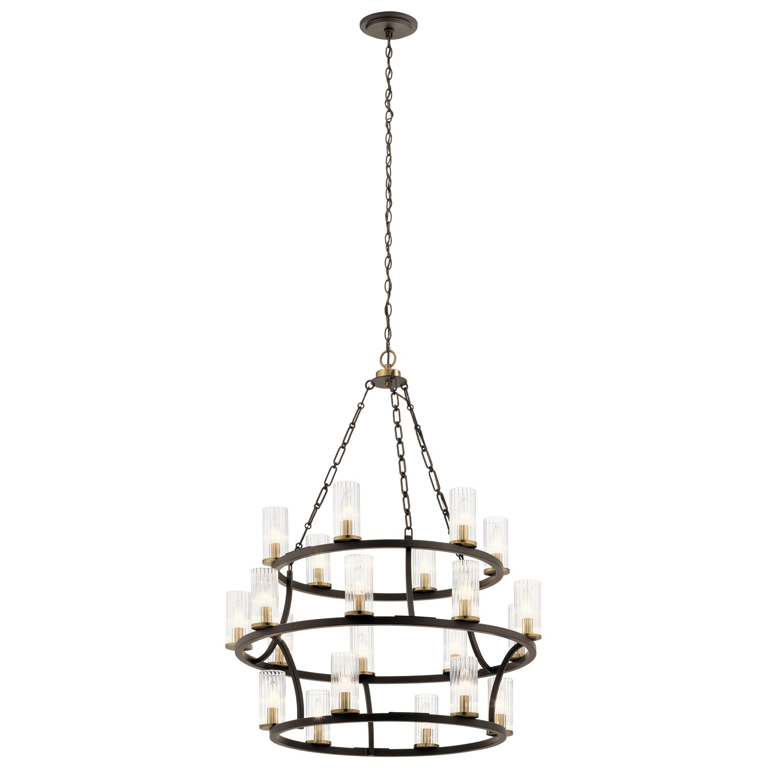 Kichler - 52110OZ - 21 Light Chandelier - Mathias - Olde Bronze
