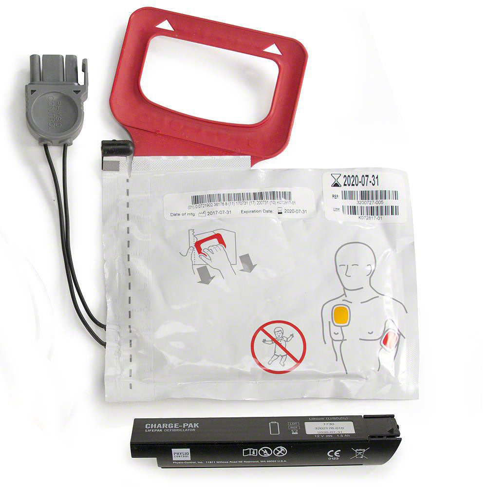 Physio-Control LIFEPAK CR Plus/EXPRESS CHARGE-PAK w/1 set electrode pads