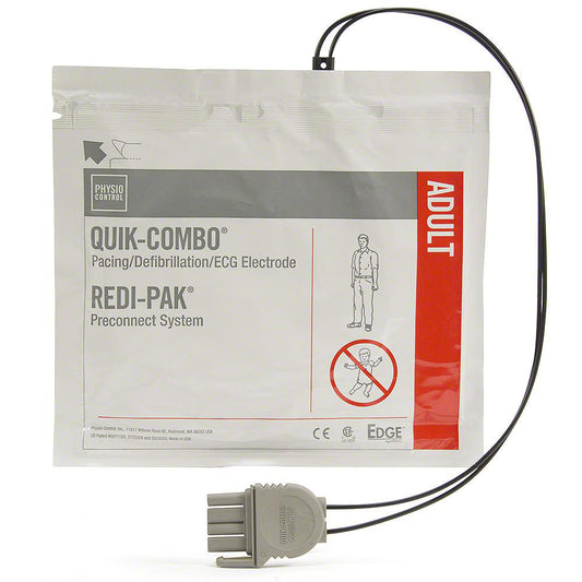 Physio-Control QUIK-COMBO Electrode Pads with REDI-PAK Pre-Connect System