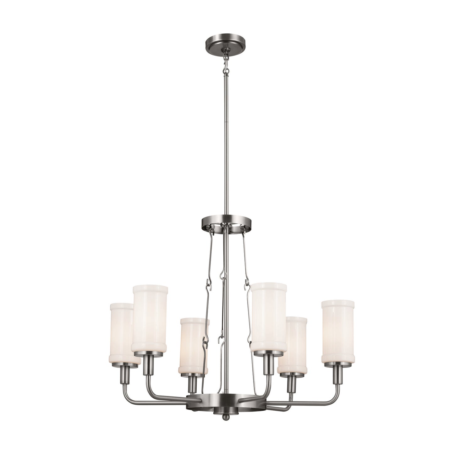 Kichler - 52451CLP - Six Light Chandelier - Vetivene - Classic Pewter